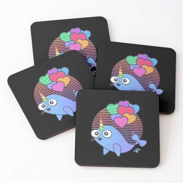 Item preview, Cute unicorn whale with bubbles and love designed and sold by Olena Du.