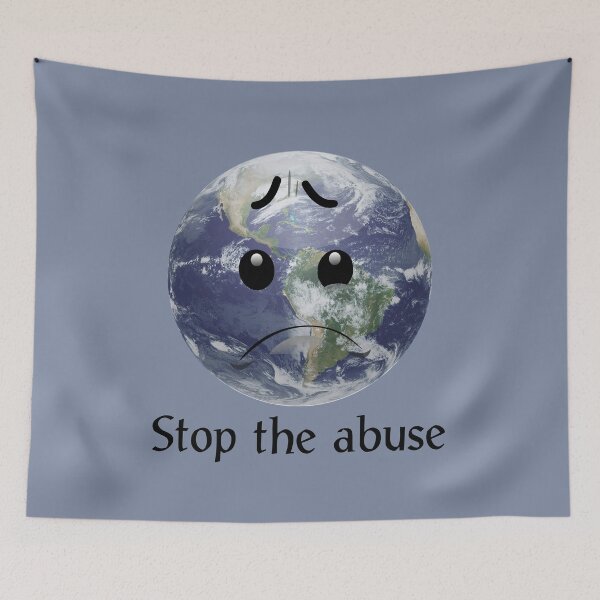 Item preview, Sad Earth - light background designed and sold by daveski.