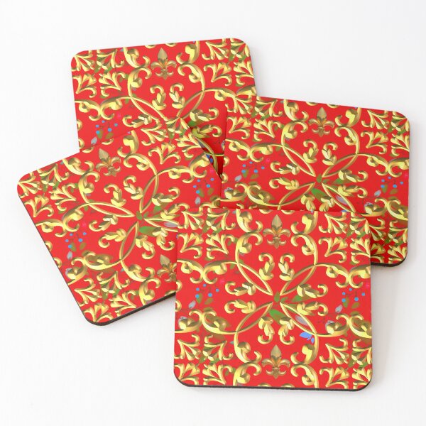 Item preview, Ornate,baroque tiles, geometric motifs pattern  designed and sold by MariaMarinova.