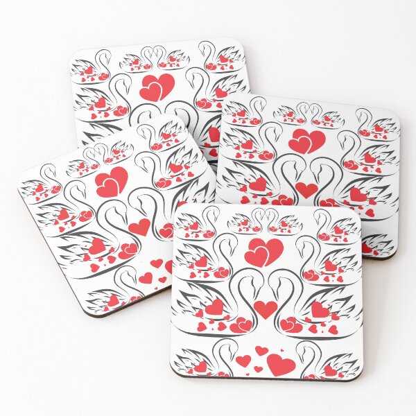 Item preview, Swan's love staying together designed and sold by CATSandHATS.