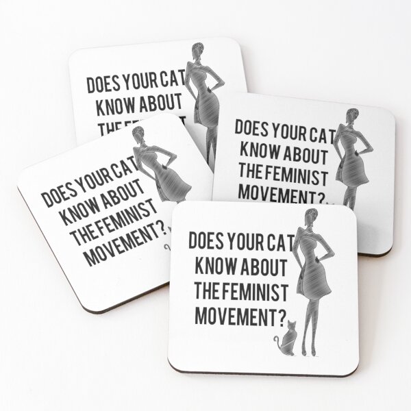 Item preview, Does Your Cat Know About the Feminist Movement? designed and sold by ahamri.