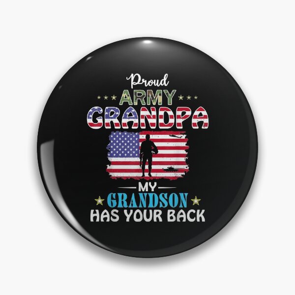 Item preview, Proud Army Grandpa, My Grandson Has Your Back | Gift Idea  | Gift For Grandma | Gift For Grandpa | Gift For Son | Gift For Grandson designed and sold by LanPhan.