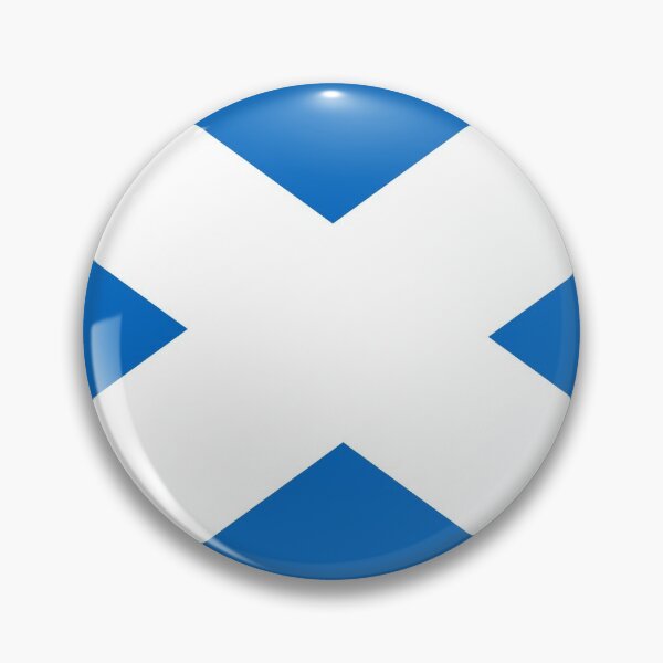 Artikelvorschau, Schottische Flagge The Saltire (rundes Design) entworfen und verkauft von La Lune des Fraises.