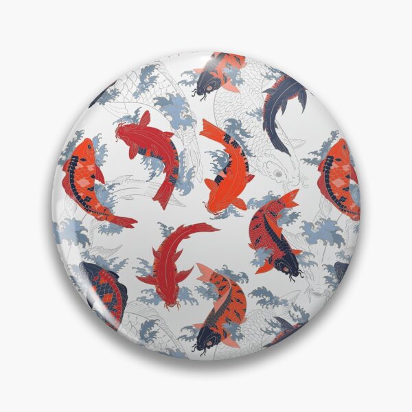 Item preview, Koi carps colorful design designed and sold by LunaCamelia.