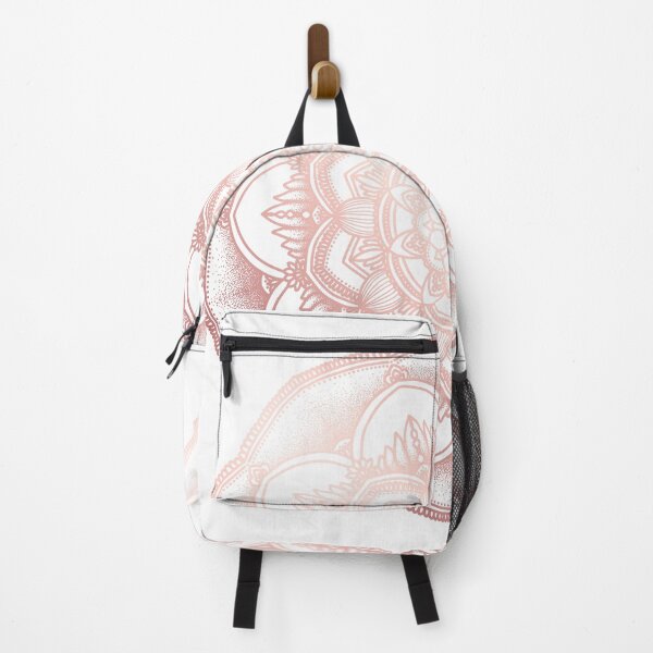 Item preview, Rose gold pink floral mandala designed and sold by felinefeelings.
