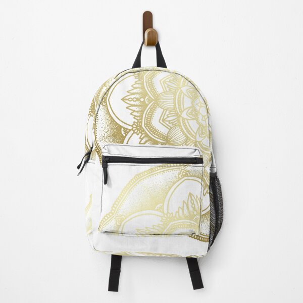 Item preview, Gold floral mandala designed and sold by felinefeelings.