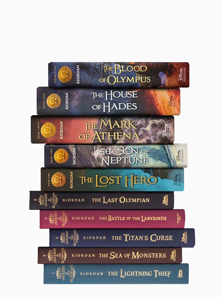 Thumbnail 7 of 7, Classic T-Shirt, Rick Riordan's Percy Jackson Series designed and sold by kyreeeeeeen.