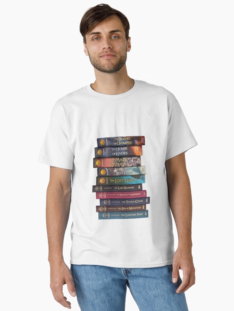 Thumbnail 2 of 7, Classic T-Shirt, Rick Riordan's Percy Jackson Series designed and sold by kyreeeeeeen.