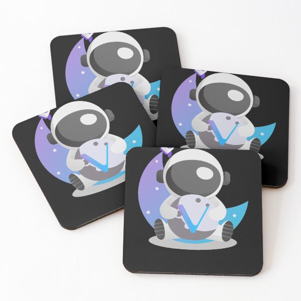 Item preview, Vechain to the Moon - this is a great gift for every cryptocurrency investor designed and sold by hyggekrog.