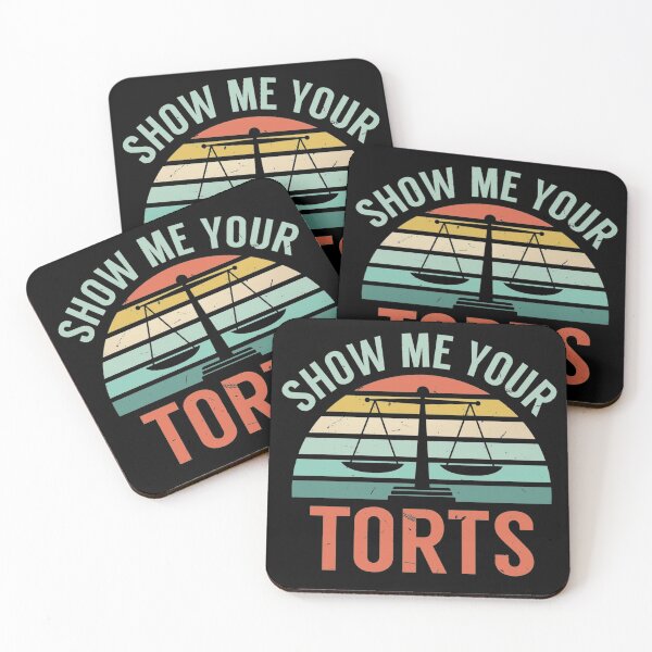 Item preview, Show Me Your Torts Legal Pun Funny Lawyer and Attorney designed and sold by Vlashilo.