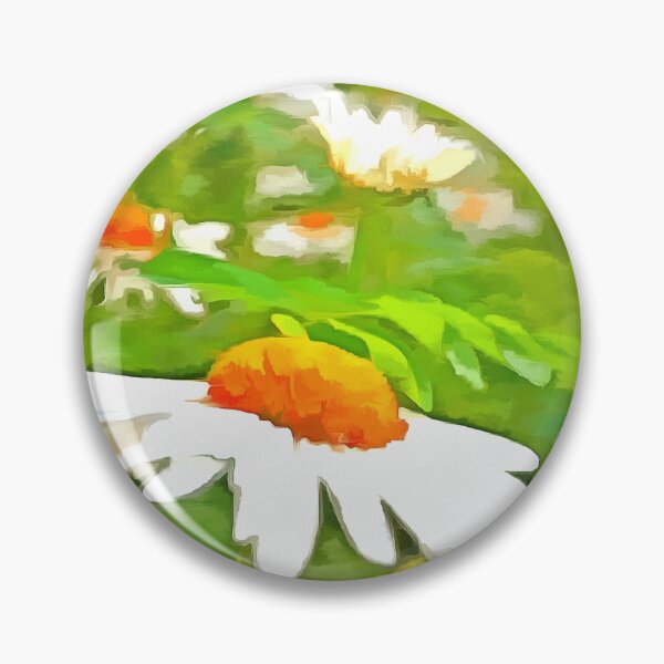 Item preview, Artistic Bright and Colorful White Garden Daisies  v5 designed and sold by taiche.