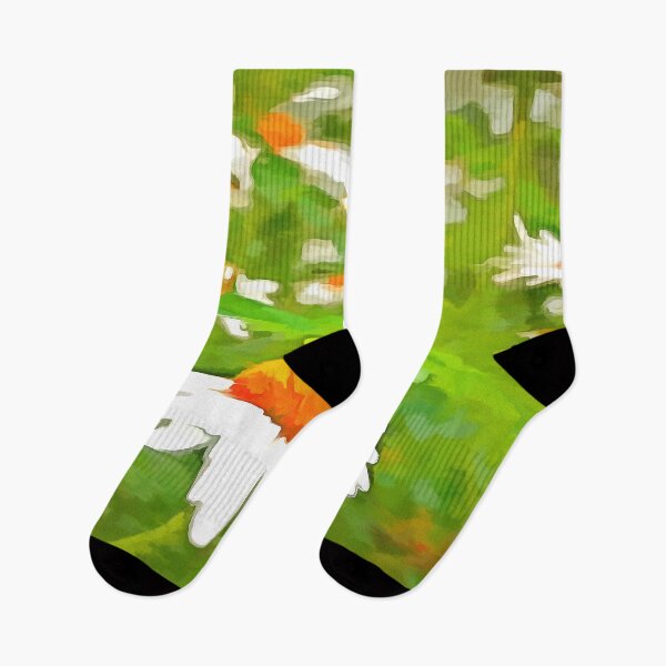 Item preview, Artistic Bright and Colorful White Garden Daisies  v5 designed and sold by taiche.