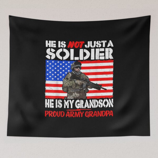 Item preview,  My Grandson Is A Soldier | Gift Idea | Gift For Grandpa | Gift For Son | Gift For Grandson designed and sold by LanPhan.