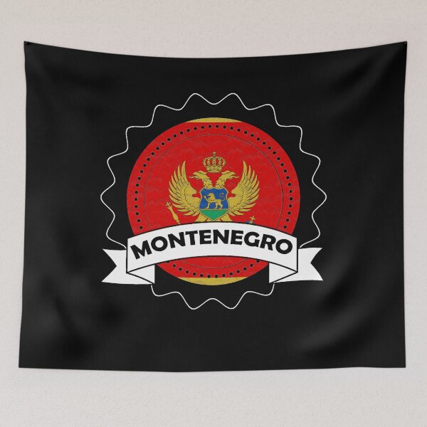 Item preview, Montenegro Emblem-Badge-Flag designed and sold by Gina-Driada.