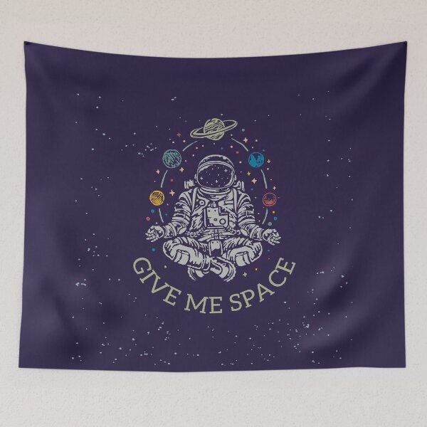 Item preview, Meditating astronaut needing space designed and sold by Quotabletees.