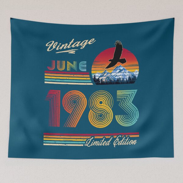 Item preview, June 1983 Birthday designed and sold by GreenSplash.