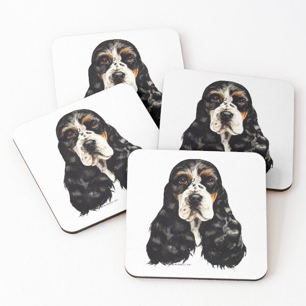 Item preview, Tricolour American Cocker Spaniel designed and sold by Terry McNamee.