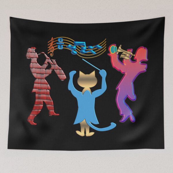 Item preview, Life is better when my cat is the conductor - My Cat Is My Therapist - Great Gift For Cats and music Lover designed and sold by Ralek.