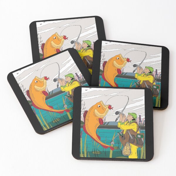 Item preview, Fisherman Catches Big Fish designed and sold by flofin.