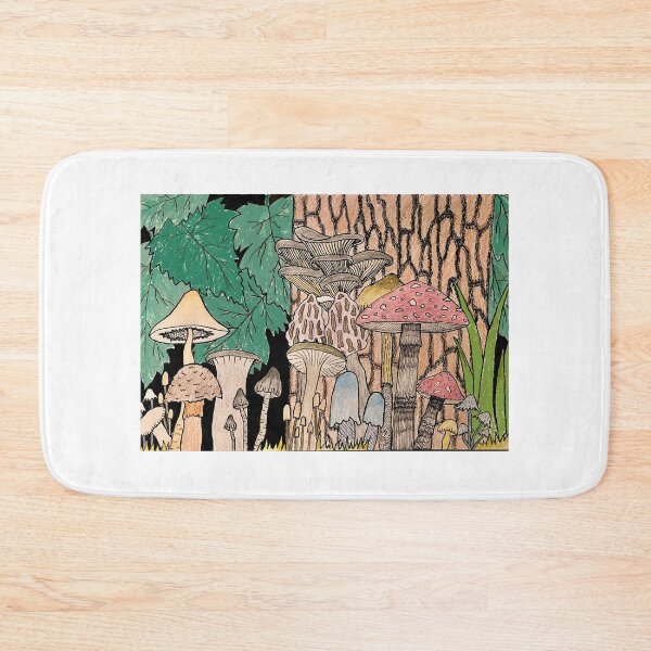 Item preview, Mushroom Forest designed and sold by drawnbyjenna.