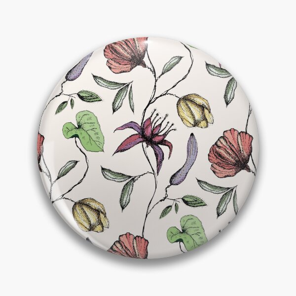 Item preview, Maidaan Vintage Meadow Flowers Indian Florals Style designed and sold by beateallerton.