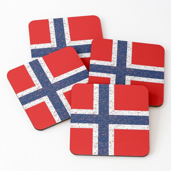 Artikelvorschau, Norwegische / Norsk Flagge (verwittert) entworfen und verkauft von Samboid.