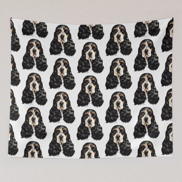 Item preview, Tricolour American Cocker Spaniel designed and sold by Terry McNamee.
