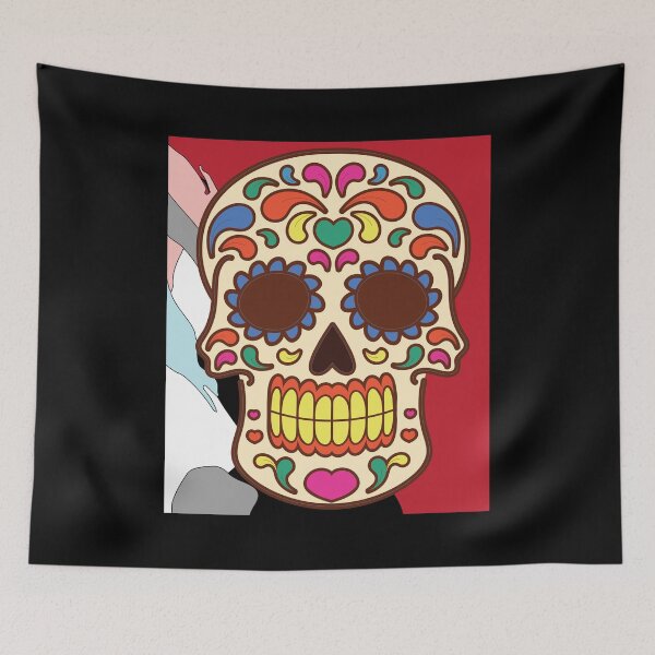 Item preview, Colored Retro Skull designed and sold by flofin.