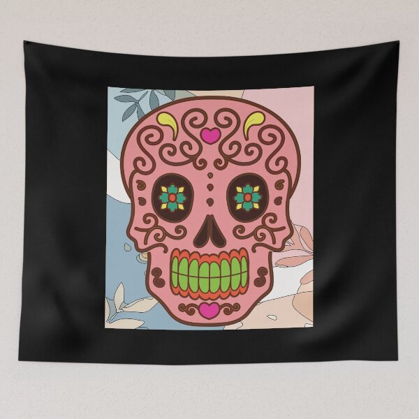 Item preview, Colored Retro Skull designed and sold by flofin.