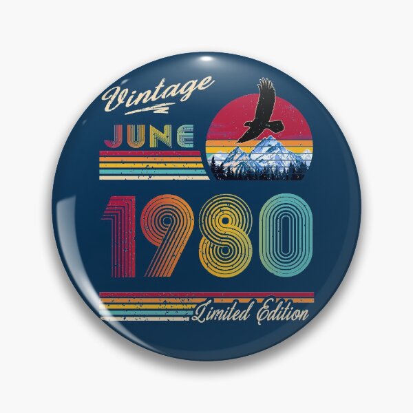 Item preview, Vintage June 1980 Birthday designed and sold by GreenSplash.