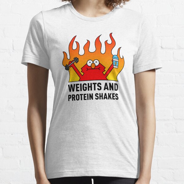 Weights and Protein Shakes Essential T-Shirt