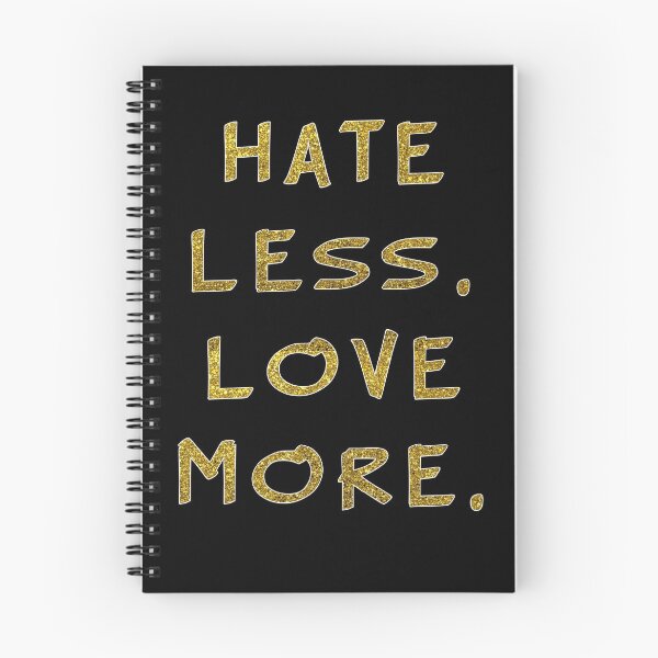 Item preview, Hate Less Love More - Funny designed and sold by sasijaya.