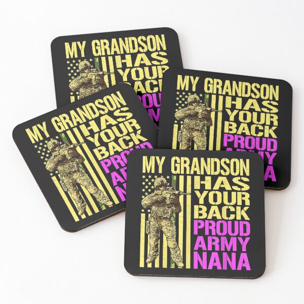 Item preview,  Proud Army Nana, My Grandson Has Your Back | Gift Idea  | Gift For Grandma | Gift For Grandpa | Gift For Son | Gift For Grandson designed and sold by LanPhan.