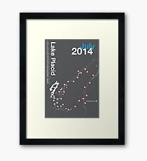 Ironman Lake Placid 2014 Framed Print