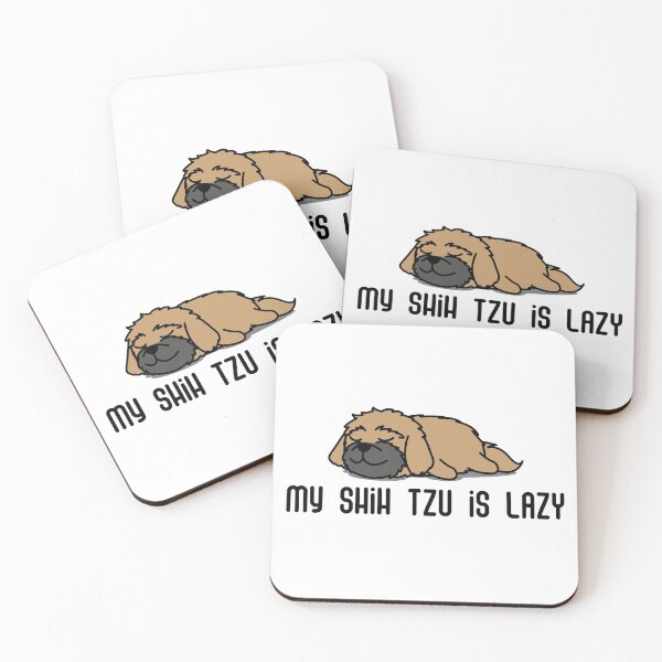 Item preview, Lazy Shitsu sleeping design designed and sold by Petensity.
