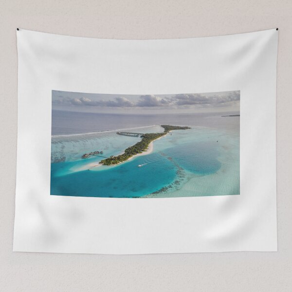 Item preview, Turquoise Blue Ocean Maldives Paradise designed and sold by newburyboutique.