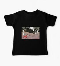 Stargazing - Fox in the Night - original linocut by Francesca Whetnall Baby Tee