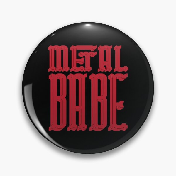 Girl Metal Pins And Buttons Redbubble - free robux how to complete heavy metal machines