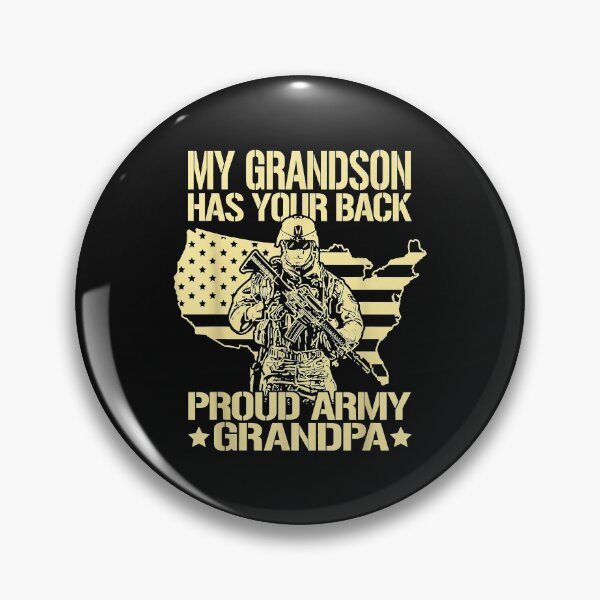 Artikelvorschau, Stolzer Armee-Opa, mein Enkel steht hinter dir | Geschenkidee | Geschenk für Oma | Geschenk für Opa | Geschenk für Sohn | Geschenk für Enkel entworfen und verkauft von LanPhan.