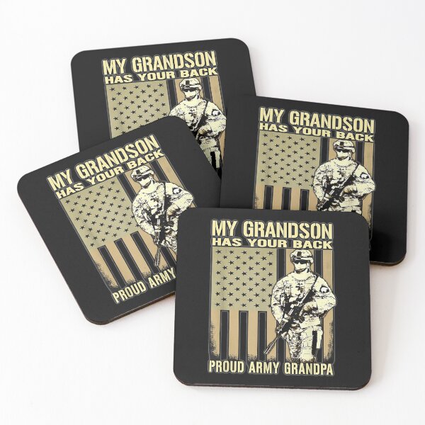 Item preview, Proud Army Grandpa, My Grandson Has Your Back | Gift Idea  | Gift For Grandma | Gift For Grandpa | Gift For Son | Gift For Grandson designed and sold by LanPhan.