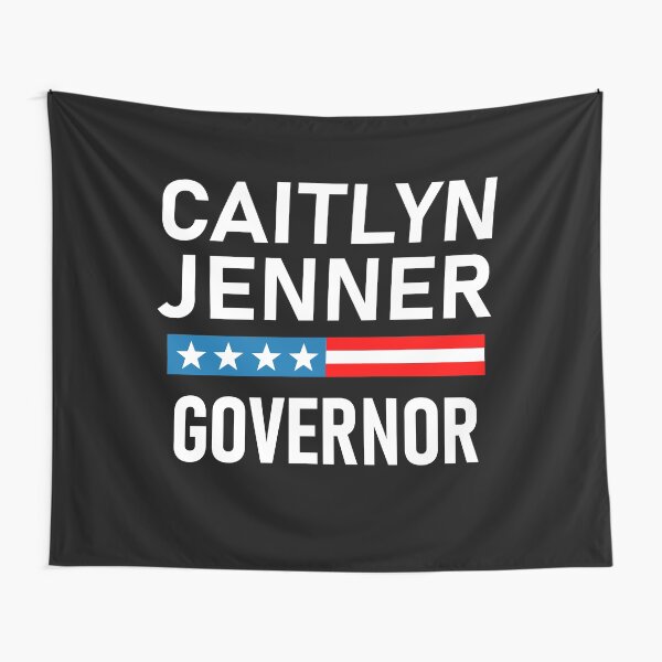 Aperçu de l'œuvre Caitlyn Jenner pour le gouverneur de Californie - Votez Caitlyn Jenner créée et vendue par Lincoln Bone.
