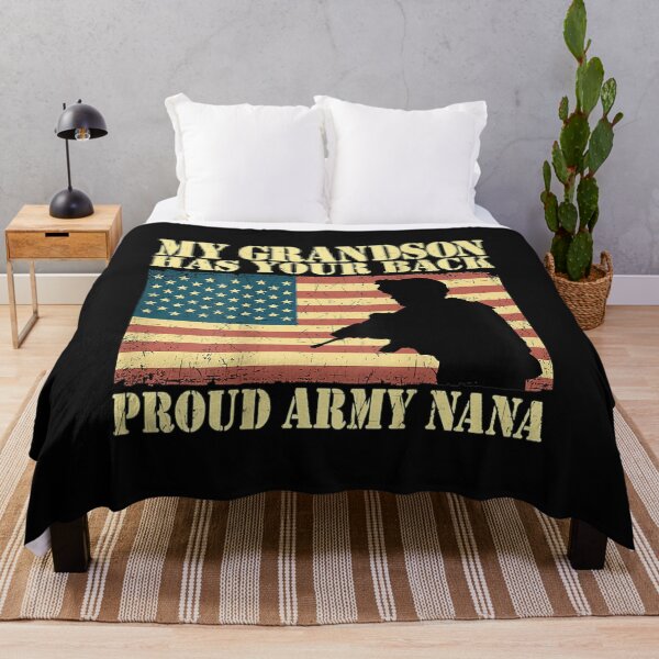 Item preview, Proud Army Nana, My Grandson Has Your Back | Gift Idea | Gift For Grandma | Gift For Grandpa | Gift For Son | Gift For Grandson designed and sold by LanPhan.