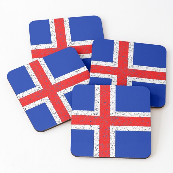 Item preview, Icelandic Flag (weathered) designed and sold by Samboid.