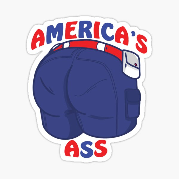 America/'s Ass Sticker