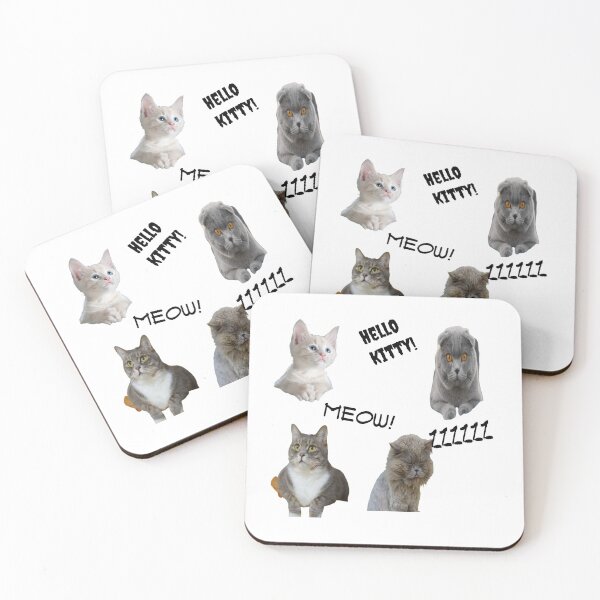 Item preview, Cool Kitties Sticker designed and sold by KnitNknot.