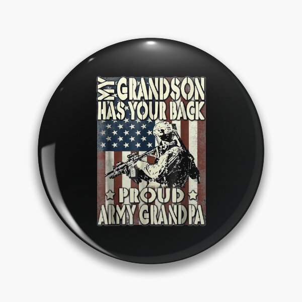 Item preview, Proud Army Grandpa, My Grandson Has Your Back | Gift Idea  | Gift For Grandma | Gift For Grandpa | Gift For Son | Gift For Grandson designed and sold by LanPhan.
