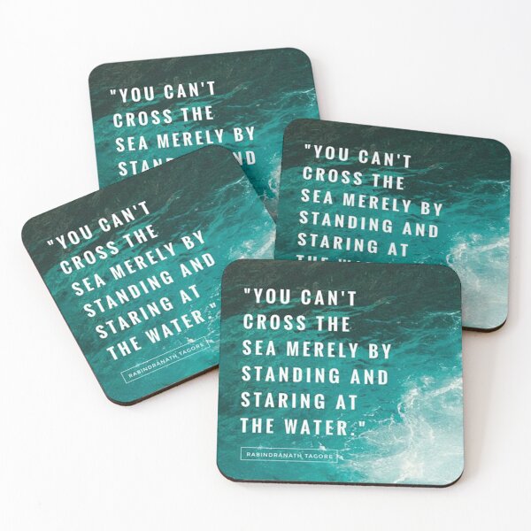 Item preview, you con not cross the sea merely by standing and staring at the water motivational quote designed and sold by bujji4frinds.