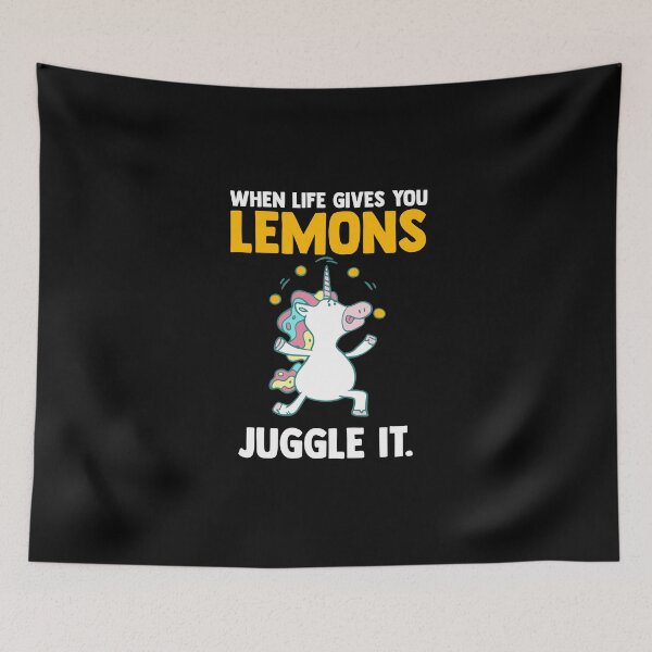 Item preview, Funny Quotes When Life Gives You Lemons Juggle it Juggler designed and sold by Nessshirts.