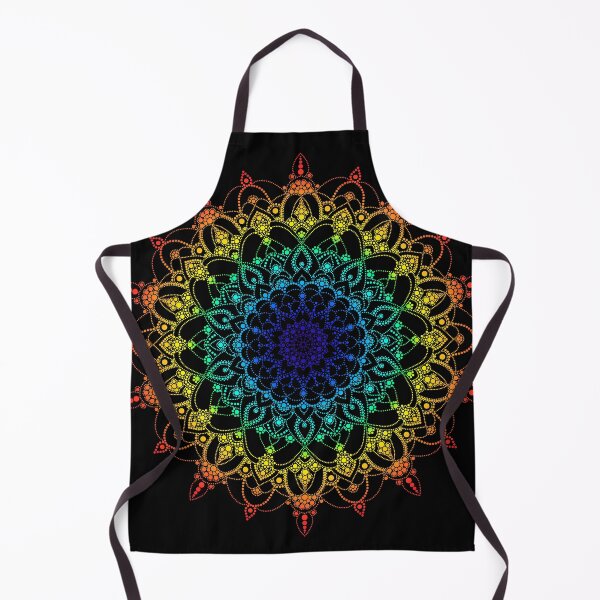 Artikelvorschau, Blumenbogen-Mandala des Regenbogens entworfen und verkauft von felinefeelings.