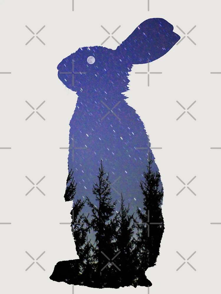 Thumbnail 6 of 6, Premium Oversized Hoodie, Moon Rabbit designed and sold by CGDesignsIL.